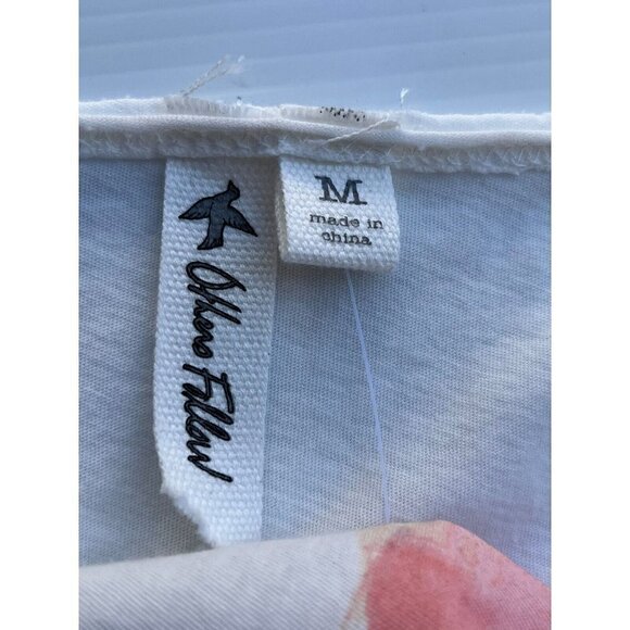 Others Follow Women's White Lace Ibiza Flamingo Tank Top Size S M - Picture 4 of 10